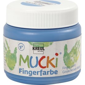 Fingerfärg Mucki 150ml blå
