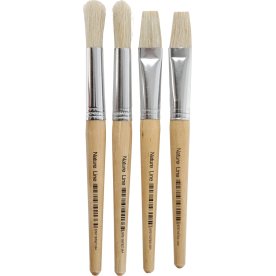 Barnborstar Nature Line15 mm blandade 4 st