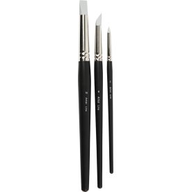 Gummipensel Artist Line blandade 3 stycken