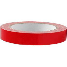 Textiltejp 19 mm x 25 m, röd