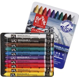 Akvarellkritor Caran d'Ache 10 st