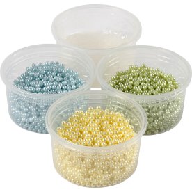 Modellera Pearl Clay 3x 25 g Blå/grön/gul