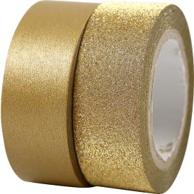 Designtejp Vivi Grade 15 mm 2 rl guld