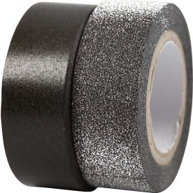 Designtejp Vivi Grade 15 mm 2 rl svart