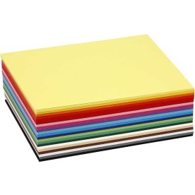 Kartong Colortime A6 180 g 300 ark Blandade färger