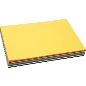 Kartong Colortime A4 180 g 120 ark Blandade färger
