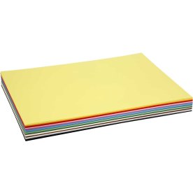 Kartong Colortime A2 180 g 300 ark Blandade färger