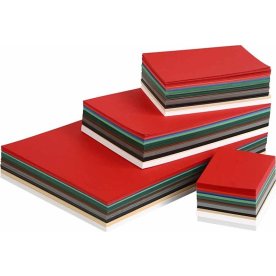 Julkartong Colortime A3-A6 180 g 1500 ark Blandade