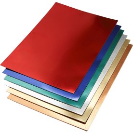 Metallkartong A2 280 g 30 ark Blandade färger