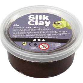 Modellera Silk Clay 40g brun
