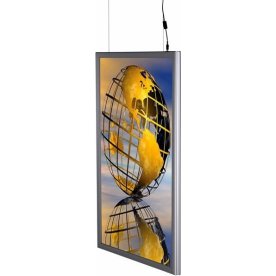 Snäppram Dubbelsidig LED A1 Vertikal