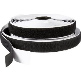 Kardborreband 20 mm x 5 m Svart