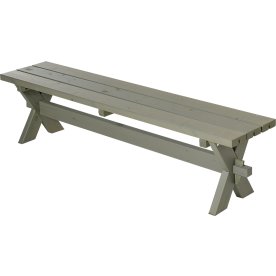 Plankbänk Plus Nostalgi 177x38x44 cm Gråbrun