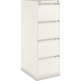 Mappskåp Bisley 4 lådor A4/FOLIO Vit