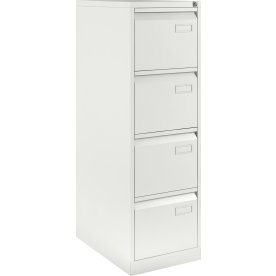 Mappskåp Bisley ECO 4 lådor A4 Vit