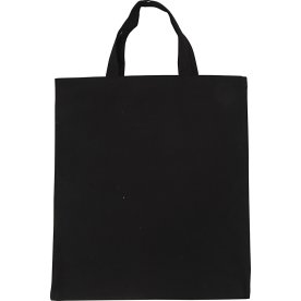 Tygkasse med handtag | 38x42 cm | Svart