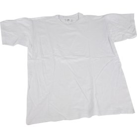 T-shirt | Rund hals | St 3-4 år | Vit