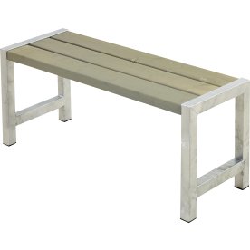 Plankbänk Plus Café L127 cm Gråbrun