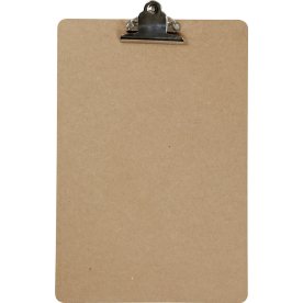 Skrivplatta A4 MDF Silverklämma