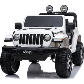 Eldriven barnbil Jeep Wrangler Rubicon Vit