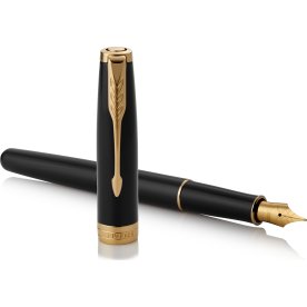 Parker Sonnet Black Lacquer GT Reservoarpenna | M