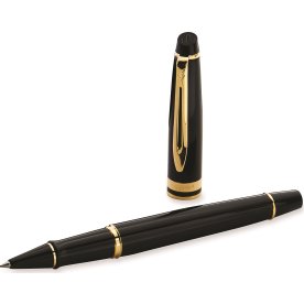 Waterman Expert Black GT Rollerballpenna | F