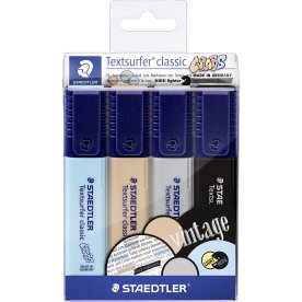 Staedtler Highlighter | Vintage | 4 färger