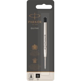 Parker Quink Refill | Kulspetspenna | B | Svart