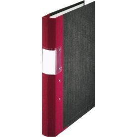 Kontorspärm neutral A4 40mm vinröd