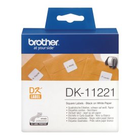 Brother adressetiketter. 23x23 mm