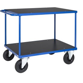 Flexi 330 bordsvagn, 120x80x87, blålackerat stål