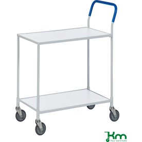 Selection rullbord, pulverlackerad vit/vit