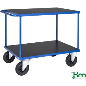 Flexi 330 bordsvagn, 100x70x87, blålackerat stål