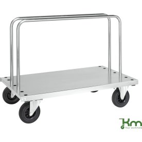Transportvagn med 2 bygel, 500 kg, 125x70x94,5