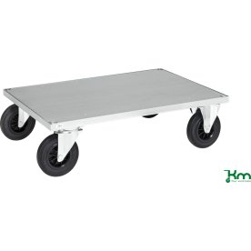 Flexi 630 enkel vagn, 120x80x26, stålskiva