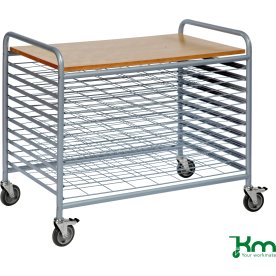 Torkvagn – 10 hyllor, 955x600x845 mm, 100 kg