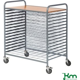 Torkvagn – 15 hyllor, 950x600x1120 mm, 100 kg