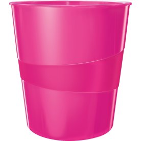 Leitz Wow papperskorg, rosa