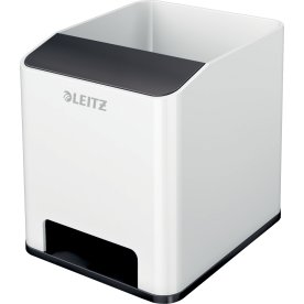 Leitz WOW Sound Penneholder | Hvid/sort