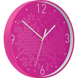 Leitz WOW Väggur Rosa