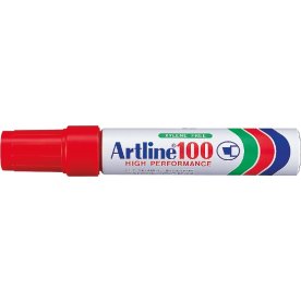 Artline EK100 permanent märkpenna, röd
