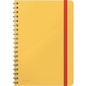 Spiralbok Leitz Cosy | B5 | Rutad | Gul