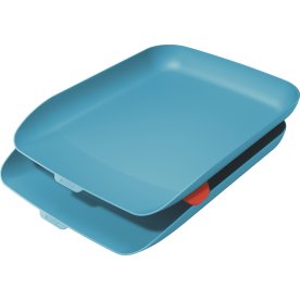 Brevkorgsset Leitz Cosy | 2 korgar | Blå
