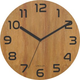 Unilux Palma Bamboo Väggklocka | Ø30 cm