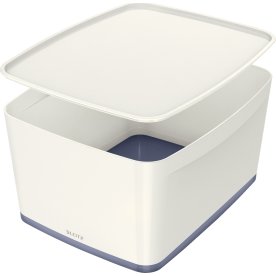 Leitz MyBox förvaringsbox Large vit/grå