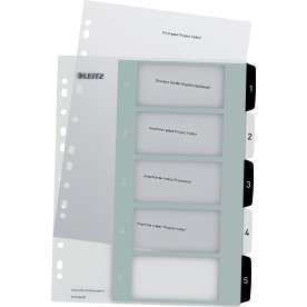 Leitz WOW utskrivbart register A4+ 1-5