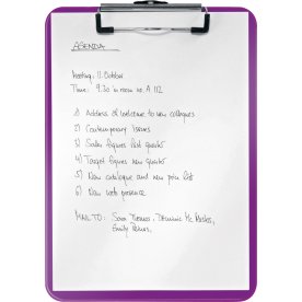 Leitz WOW Clipboard | Utan front | A4 | Lila