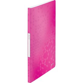 Leitz WOW Displaybok | A4 | 20 fickor | Rosa