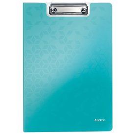 Leitz WOW Clipboard | Med front | A4 | Isblå