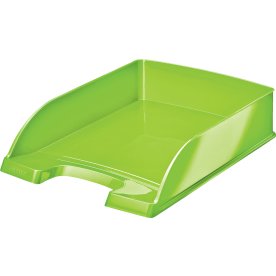 Leitz Wow brevkorg, grön metallicfärg